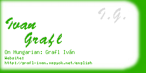 ivan grafl business card